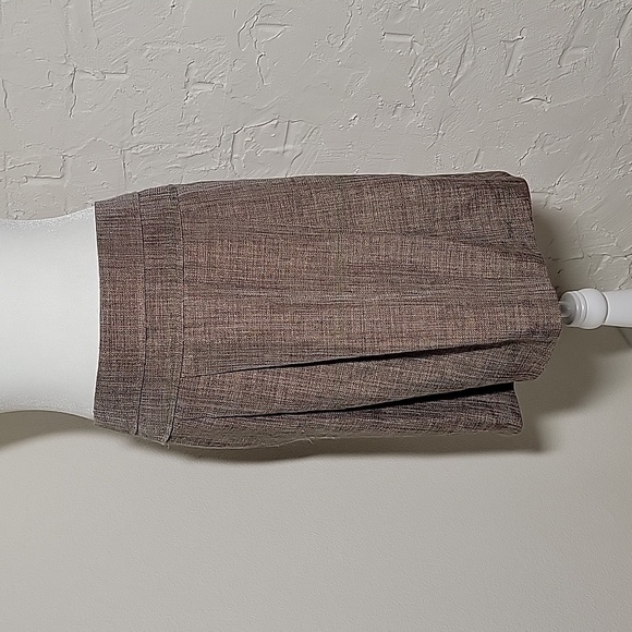 Gunex Brunello Cucinelli Skirt Pencil Knee Length Linen Cotton Tweed Italy 8 - Picture 1 of 11